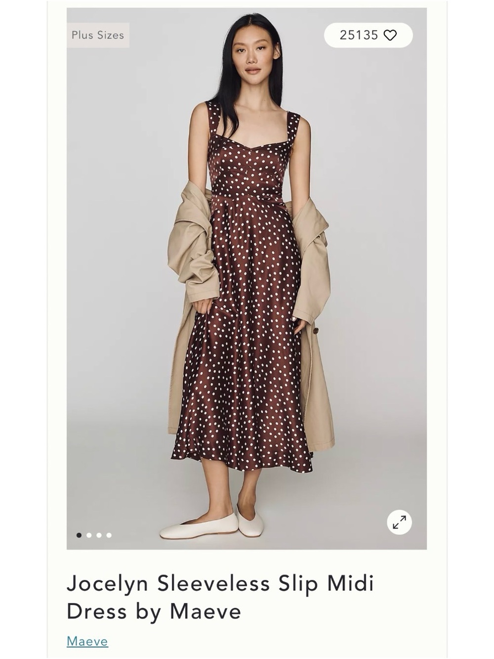 Jocelyn sleeveless slip midi dress